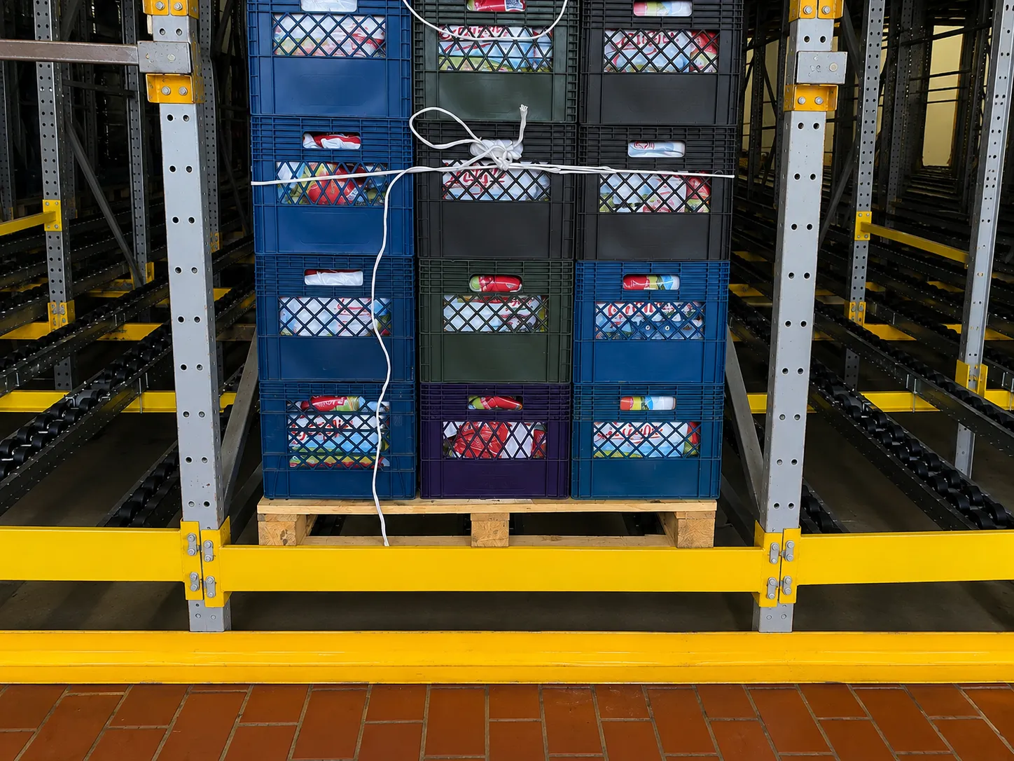 Proyecto instalado del Sistema Carton-Flow