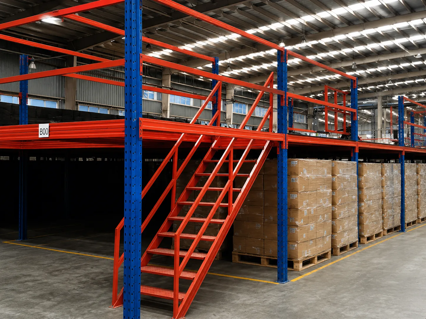 Proyecto instalado del Sistema Mezzanine